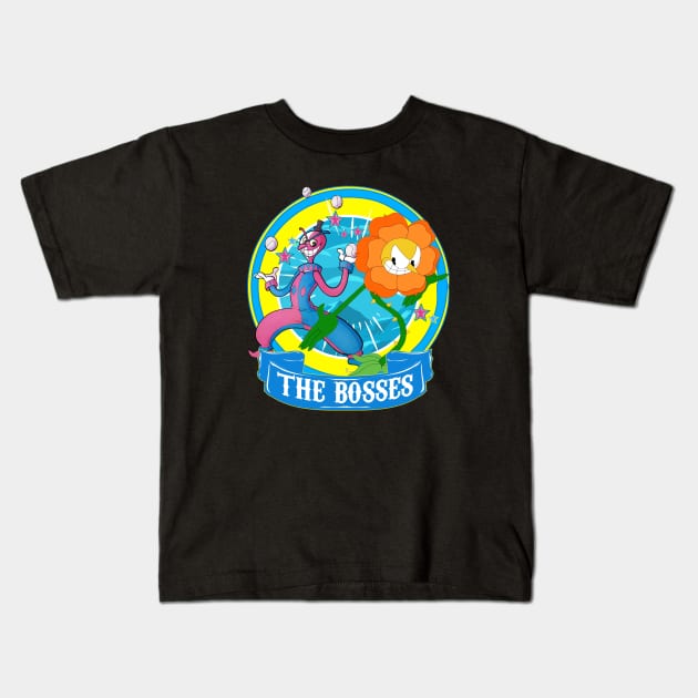 THE BOSSES Kids T-Shirt by theanomalius_merch